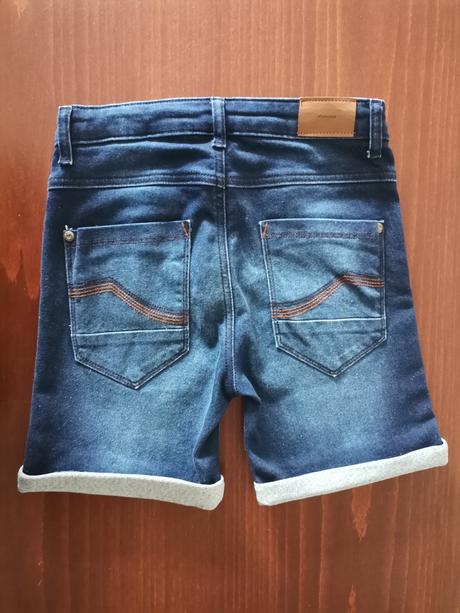 Riflové krátke šortky pre chlapca, 134