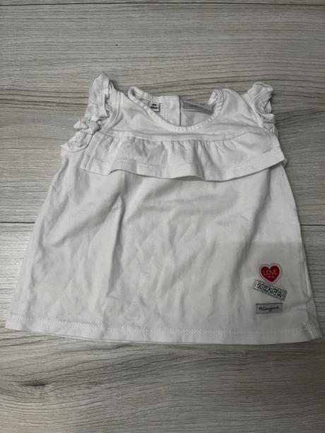 Talianske biele tričká v top stave, primigi,68