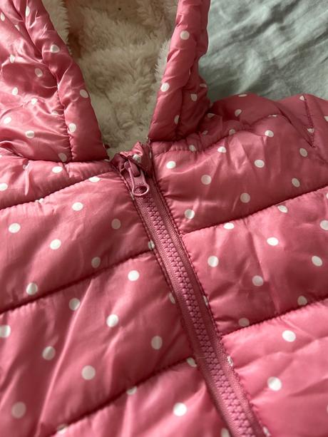 Dievčenská teplá bunda na zimu 62, f&f,62