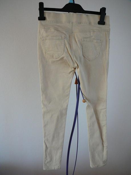 Béžové nohavice, s