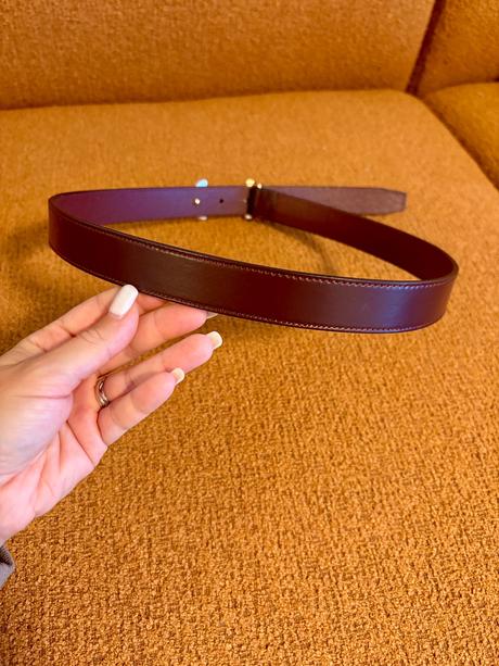 Dámsky kožený opasok, zn. h&m, h&m