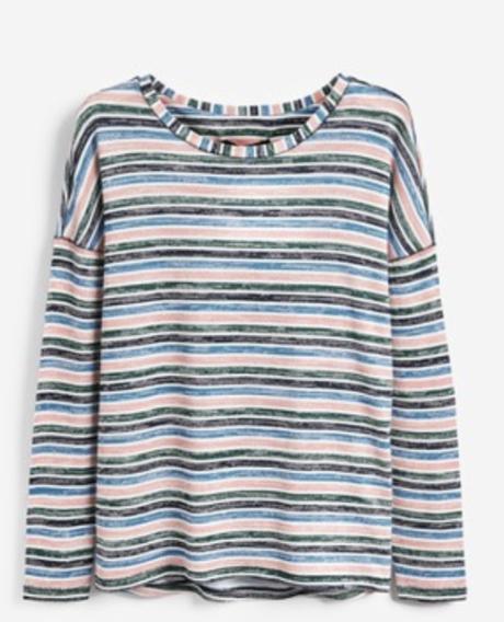 Mega pohodlný pruhovaný svetrík, next,48