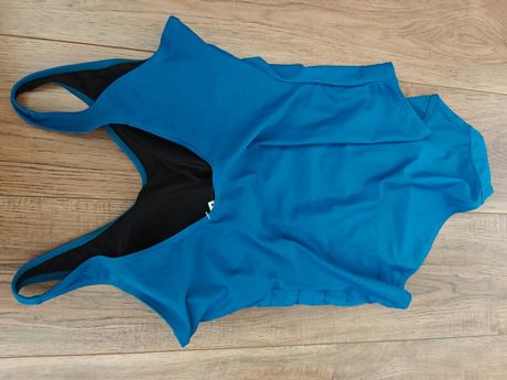 Celotelové tvarujúce plavky petrolejová, bonprix,44