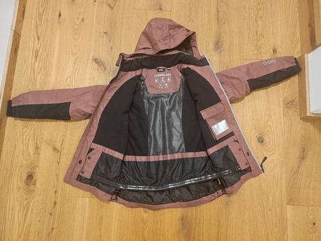 Dievcenska zimna lyziarska bunda bordova, crivit,152