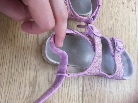 Sandalky trblietave, h&m,33