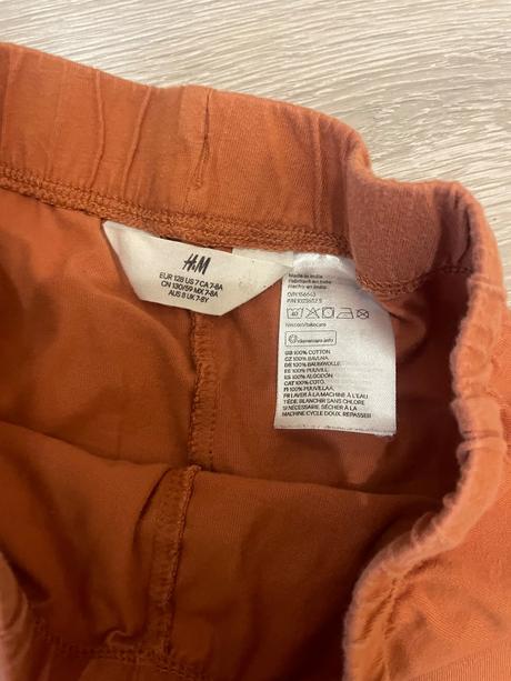 Tenké šortky, h&m,128