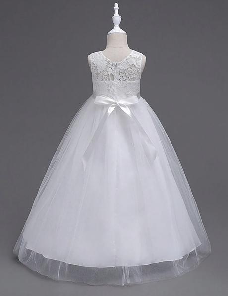 Šaty na prijímanie s mašľou, 134 / 146 / 152