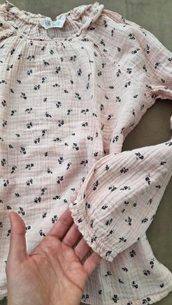 Mušelínová blúzka h&m veľ.134 nová, h&m,134