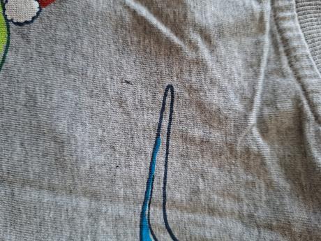 Šedé tričko s dinami, f&f,98