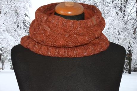 Tchibo nákrčník - pletený hadicový šál, tchibo