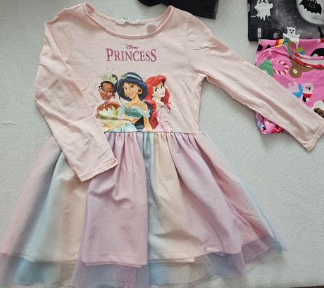 Šaty s tylovou sukničkou, h&m,110