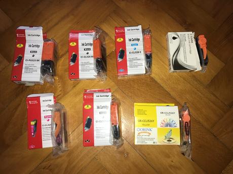 Náplne do tlačiarne - 7 ks, canon