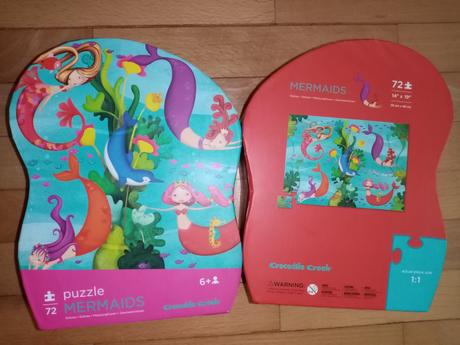 Puzzle sirény 72 kusov, od 6 rokov,