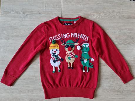 Vesely vianocny svetrik, c&a,122