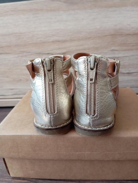 Sandálky friboo zlaté 28, 28