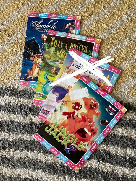 Dvd vapet rozprávky 3ks, 