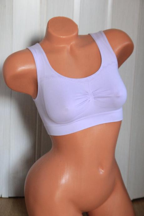 Bledo fialová športová podprsenka s/m, s