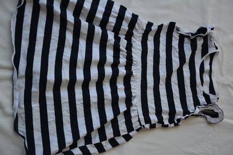 Námornícke šaty z organickej bavlny, h&m,134