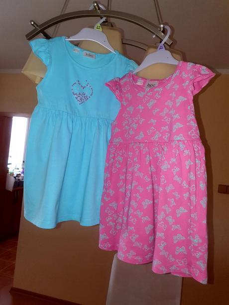 2 ks šatky, bonprix,104