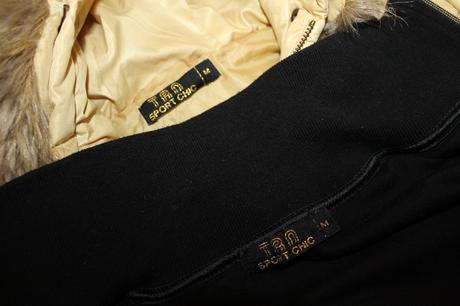 Zlatá vesta s mikinou terranova v. m, m