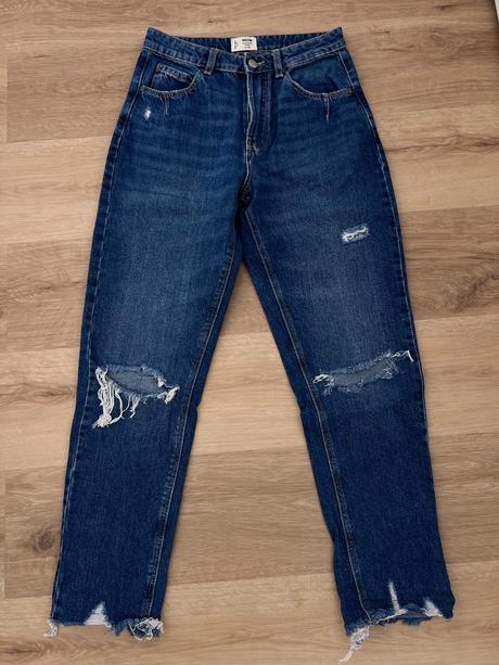 Dámske modré mom rifle, s