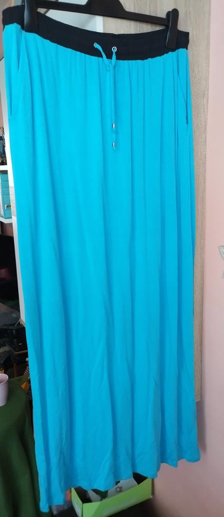 Azurovomodra maxi sukňa, reserved,46