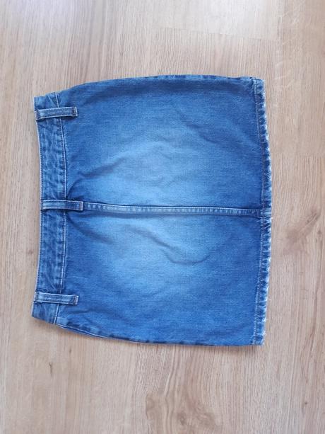 Rifľová sukňa y2k, benetton,36