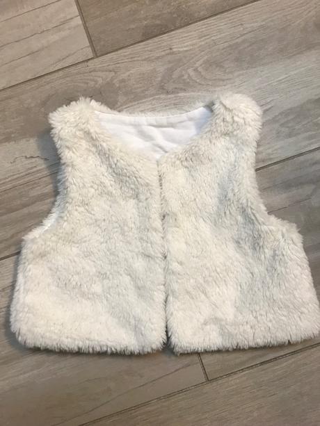 Kožušinková makkučká vestička, george,98
