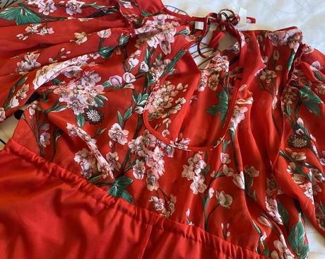 Letné podšité kvetové šaty bodyflirt v. 42, bonprix,42