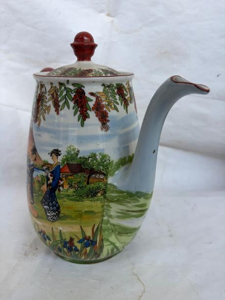 Starozitny antik porcelan cajnik ceskoslovensky p,