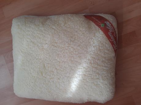 Paplón + 2vankúše z ovčej vlny, šírka (cm): 140,dĺžka (cm): 200