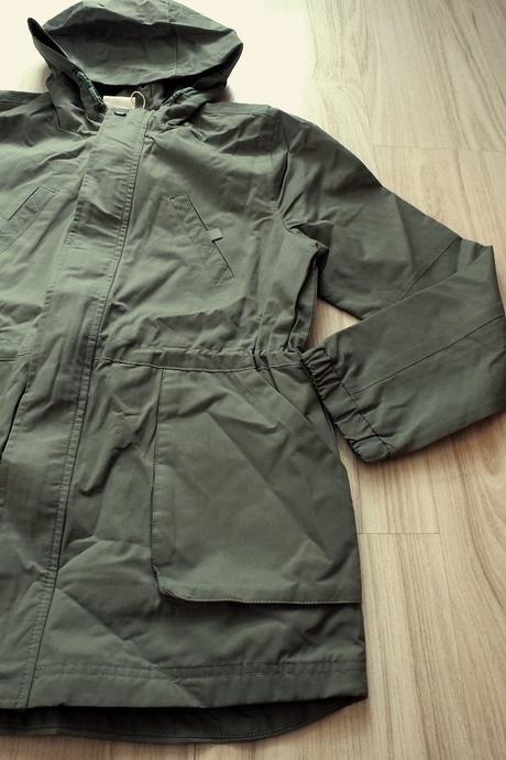 Zelená predĺžená bundička, coccodrillo,146 - s