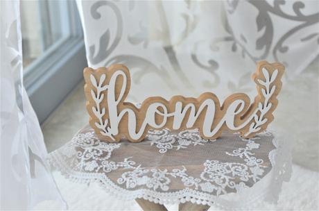 Drevený nápis home-dekorácia, 