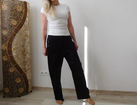 Zara nohavice dámke štrasový vzor, m v,, zara,m