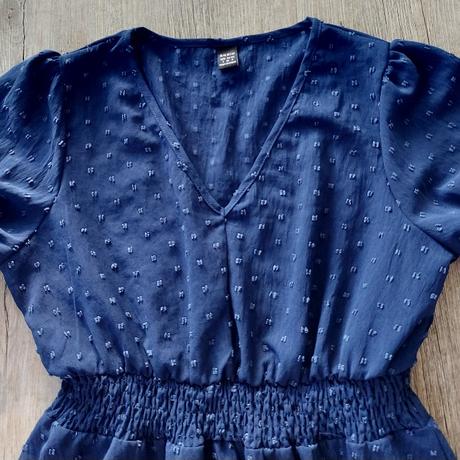 Modré letné šaty, 36