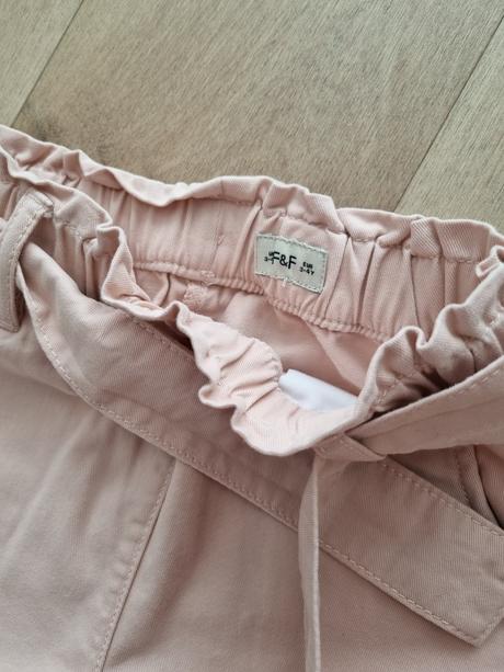 Dievčenské nohavice s opaskom, f&f,104