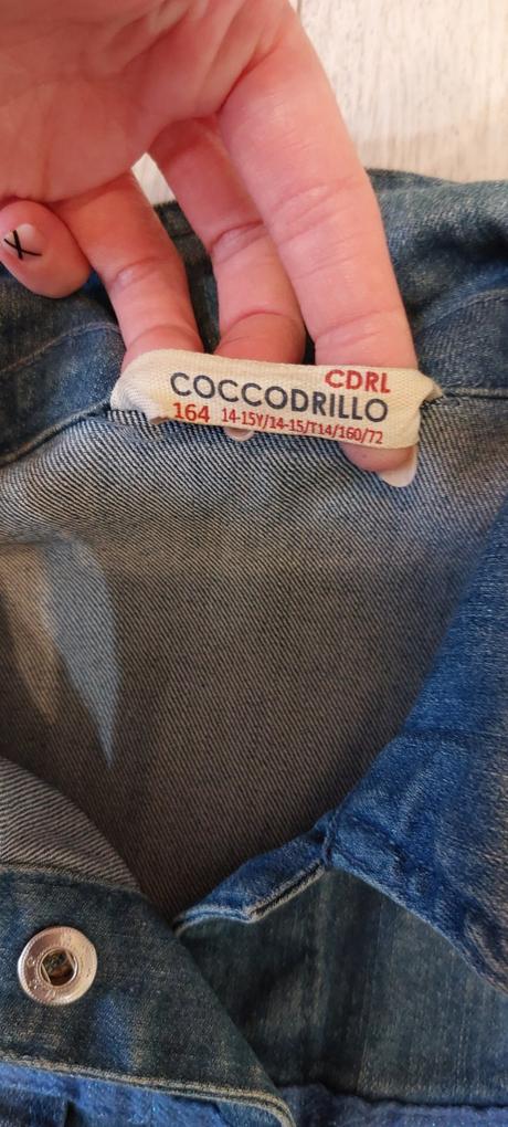 Zaujímavá riflova bunda, coccodrillo,164