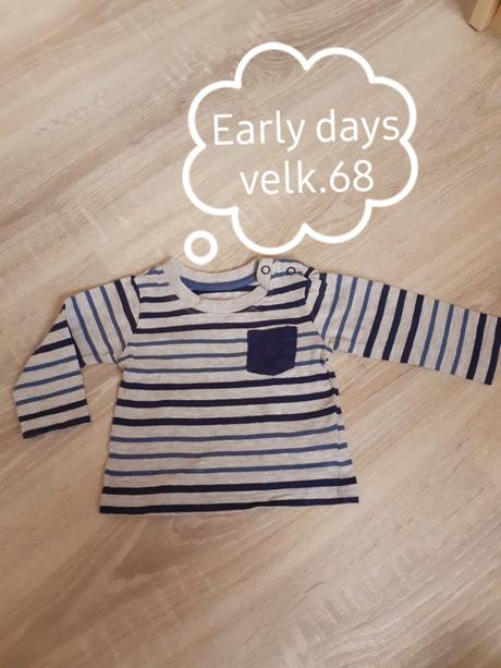 Tricko s dlhym rukávom 68, early days,68