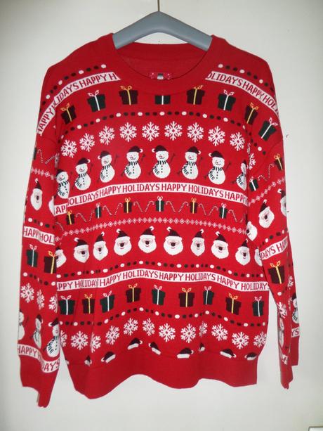 Vianočný pulover, tezenis,xl