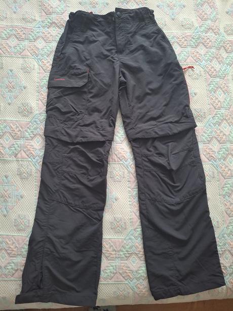 Turistické odopínateľné nohavice 2v1 quechua, 146