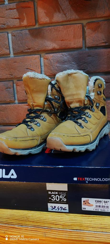 Fila topánky na zimu, fila,39