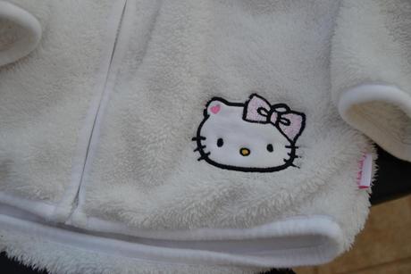 "chlpatá" mikinka hello kitty - top stav +1, h&m,92