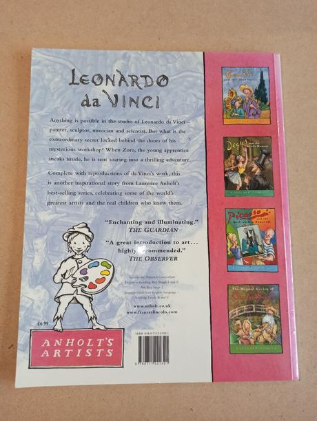 Laurence anholt leonardo and flying boy, 