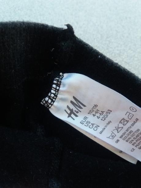 Pančuškové legínky h&m č.110, h&m,110