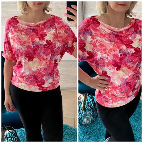 Dámska kvetovaná blúzka, l / m / s