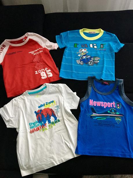 5ks tricka s kratkym rukavom, 98