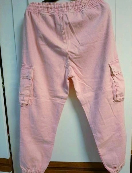 Ružové joggery bershka, bershka,m