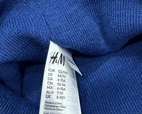 Sonic čiapka veľ. 122/140, h&m,116