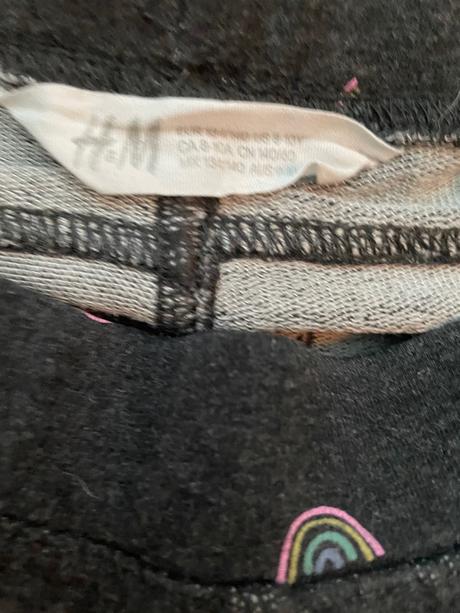 Leginky dúha hrubšie vel.8-10 rokov, h&m,140