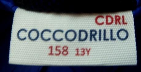 Tenšia modrá vetrovka coccodrillo, v., coccodrillo,36 - s